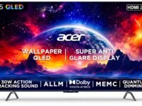 Acer 139 cm (55 inches) W Series 4K Ultra HD QLED Smart Android TV AR55AR2851QD (Metallic Grey)