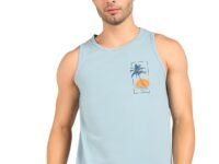 Alan Jones Clothing Men's Cotton Sleeveless Regular Fit T-Shirt