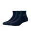 Allen Solly Mens Cotton Quarter Length Socks (Pack Of 3) Black
