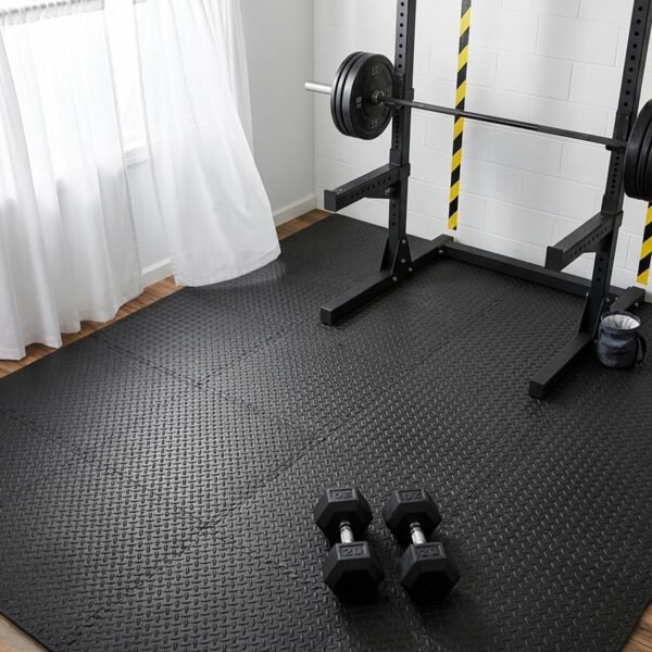 Amazon Basics Interlocking Puzzle Exercise Mat | EVA Foam |Suitable for Floor Protection
