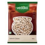 Amazon Brand - Vedaka Popular Unpolished Kabuli Chana | 1 Kg | Naturally Rich In Protein | Naturally Cholesterol-Free