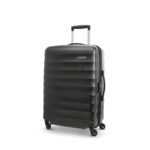 American Tourister 4 Wheels Trolley Bag for Travel | Barcelona 69 Cms Polycarbonate Hardsided Medium Check-in Luggage Bag | Spinner Suitcase for Travel | Trolley Bag for Travelling, Midnight Blue