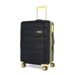 American Tourister Bricklane+ | Large Size Check-in Trolley Bag (80 cm) | 360° 8 Wheel Travel Luggage | Hard Case Polycarbonate(PC) Suitcase | Mounted Lock | Charcoal Grey