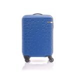 American Tourister Cruze Spinner Polyester 55 cms Blue Hardsided Suitcase (AN6 (0) 01 001)(21.65Inch)