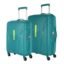 American Tourister Ivy 4 Wheel Spinner Polypropylene (Pp) 2 Pc Set Sea Green Hard Trolley Bag with TSA Lock Small & Medium Sets (55Cm + 68 Cm)