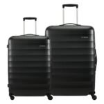 American Tourister Trolley Bags for Travel | Barcelona 55 Cms, 69 Cms Polycarbonate Hardsided Set of 2 Luggage Bags | Suitcase for Travel | Luggage Bags | Trolley Bags for Travelling, Gunmetal