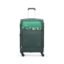 Aristocrat Medium Commander 69Cms Premium Polyester with PVC Coating Soft Sided Check-in 4 Spinner Wheels Green Suitcase