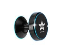Blackstar Spiro Mag : Magnetic Mobile Phone Holder for Car Dashboard/Bike with 540° Angle Rotation - Phone Mount Stand with Strong & Safe Magnets - Compatible with All Mobiles (MAGSAFE Incompatible)