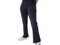 BlissClub Ultimate Flare Pants for Women Upto 5'4 ft | Ribbed Waistband, 4 Pockets | High Waist Trousers and Formal Pants for Office wear