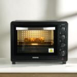 Borosil Pro 60L 2200W Convection Oven Toaster Griller | Grill, Bake, Toast, Rotisserie | 12 Heating Stage, Auto Shut Off | Pizza Oven, Cake Oven for Baking | 2 years Warranty