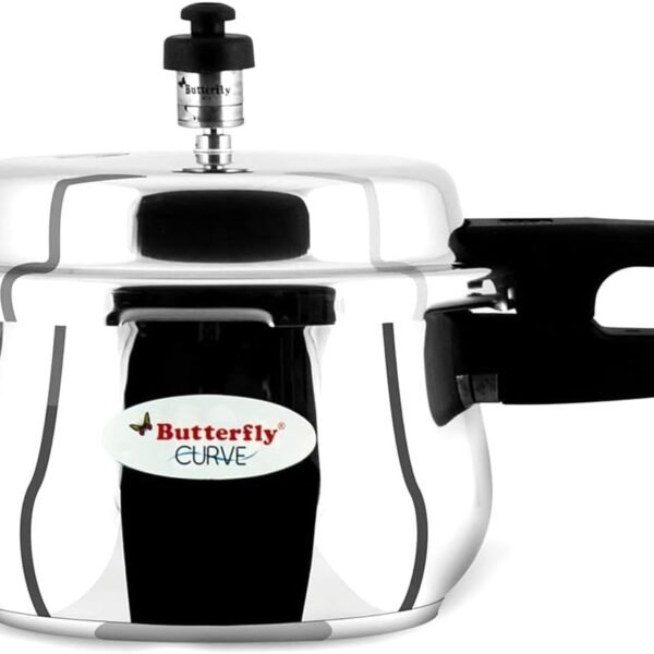 Butterfly Stainless Steel 3-Liter Curve Pressure Cooker