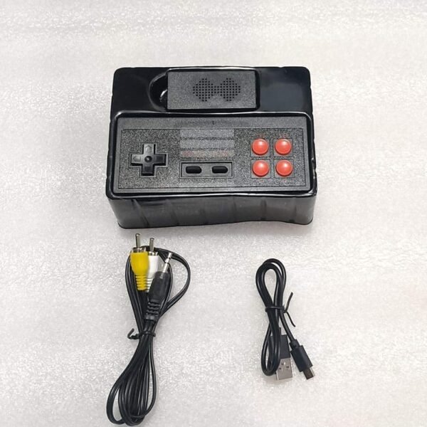 Careflection ||plug & play wireless video game for kids (8 bit retro built-in games) for up to 2 players-Plastic,Multi color