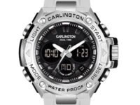 Carlington Resin Analog-Digital Sports Watch Chronograph,Dual Time,Alarm,Stopwatch,Water-Resistant,Shock-Resistant,Back Light Display- The Perfect Watch for Men&Boys-CT 9107 Series
