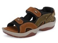 Centrino Sandals for Men |Comfortable Sandals with Grip Insole & Quality|Flat Casual Sandals With Adjustable Velcro Closure For Easy Wear With Flexible Fitting And Trendy | Stylish Men’s Casual Sandal With Unique Sole Design for Office & Travel (3263)