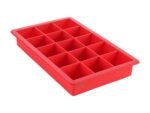 Clazkit Silicone Ice Tray – Flexible 15-Cube Ice Mold, Easy Release, BPA-Free, Reusable Freezer Tray for Ice, Chocolate & More - Color May Vary