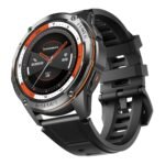 CrossBeats Armour Pro AI Premium Smart Watch for man | Latest 1.43” AMOLED Always on Display | 5 ATM Waterproof | 30-Day Battery |GPS BT Calling Smartwatch |150+ Sports Modes| BP HR SPO2 (Black)