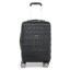 DELSEY PARIS Margot 69 cms Medium Check-in Polycarbonate Hard Sided 8 Wheels and Expandable Spinner Suitcase/Trolley Bag for Travel with TSA Lock- Black