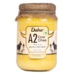Dabur A2 Cow Ghee - 500ml | Rich in Vitamin A & Antioxidant properties | Made with Bilona method | Helps balance Vata & Pitta Dosha | Crafted using milk from A2 desi cows | 100% pure