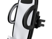 ELV Car Mount Adjustable Car Phone Holder Air Vent Mobile Mount with Automatic Lock Release Cradle for Smartphones