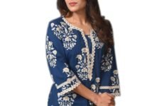 FIRSTRAIN Women Cotton Straight Printed Kurti | Soft Breathable Kurta for Office & Casual Use | | Trendy Festive & Regular Wear Cotton Kurti