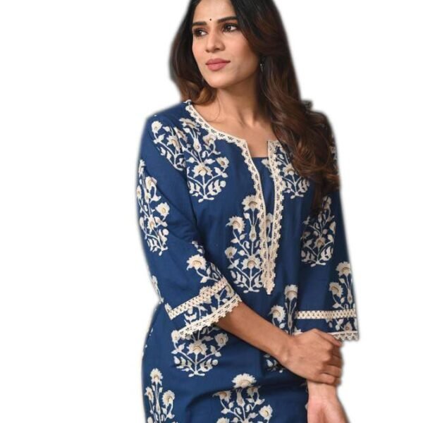 FIRSTRAIN Women Cotton Straight Printed Kurti | Soft Breathable Kurta for Office & Casual Use | | Trendy Festive & Regular Wear Cotton Kurti