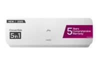 Godrej 1.5 Ton 3 Star, New star rated,5 Years Comprehensive Warranty,AI Powered, 5 in1 Convertible Cooling, Inverter Split AC (Copper, Heavy Duty Cooling at 52°C, AC 1.5T SIC 18NTC3 WZE 3S,White)