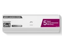 Godrej 2 Ton 3 Star AC,New star rated, 5-Year Comprehensive Warranty, AI Powered, 5-in-1 Convertible Cooling, I-Sense, Self Clean, Inverter Split AC, Copper Condenser (AC 2T EC HIC 24J3TS WA, White)