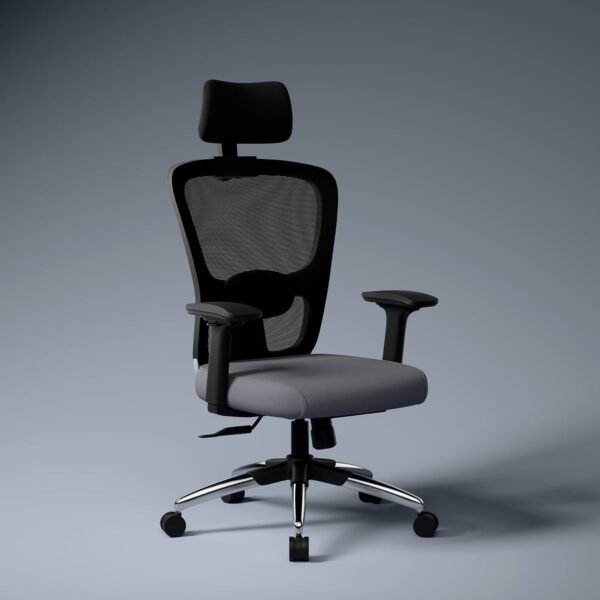 Green Soul Jupiter Pro | Ergonomic Mesh Office Chair for Work | 3 Year Warranty|Seat Slider | Multi-Lock Synchro Tilt Recline Mechanism|4D Armrest|Adjustable Lumbar|High Back|Grey