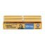 HOMEFOIL 25 Meters Golden Embossed Converted Aluminium Foil | 12 Micron Thickness | Keeps Food Fresh Always | Perfect for Food Wrapping, Packing, Storing and Serving (Pack of 1)