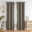 HOMEMONDE Room Darkening Curtain for Window 5 Feet Single Pcs - Heavy Polyester 75% Blackout Thick Curtains, Room Privacy and Thermal Insulation - (Urban Ash - 60 Inches)