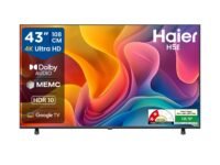 Haier H5E Series 108cm (43) 4K Ultra HD Smart LED Google TV 43H5E