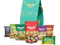Happilo Premium Celebrations Gift Pack with 7 Inclusions | Dry fruit Sweet, Date bite, Almond, Cashew, Raisin, Panchmeva, Party Snack | Robin | Birthday, Anniversary Hamper