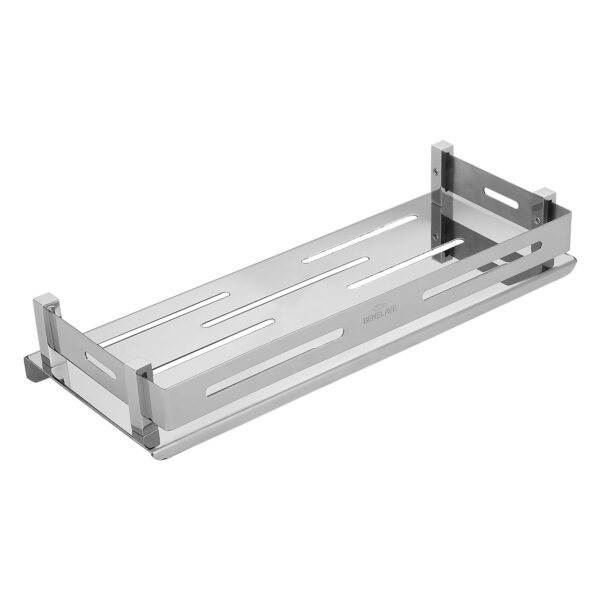 Hindware Benelave Bathroom Accessories Bathroom Multi-Purpose Shelf | Made of Stainless Steel | Stylish & Convenient | Space Saving