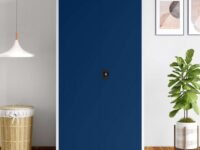Interio by Godrej Almirah Vurv 2-Door Steel Locker Unit Almirah, Cupboard for Clothes (Sapphire Blue), 1-Year Warranty, 1 Locker, 3 Shelves