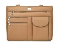 K London Ladies Leather Handbag|Women's Handbag in Soft Leather - Womens Designer Shoulder Hand Bag – Medium Practical Size