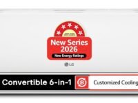 LG 1.5 Ton 5 Star, New star rated, Wi-Fi Enabled, Energy Manager+, Smart Inverter Split AC (Copper, AI+ Convertible 6-in-1, 4 Way Swing, HD Filter with Anti-Virus Protection, AS-Q19YWZE1, White)