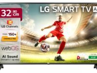 LG 80 cms (32 inches) LR570 AI Series HD Ready Smart webOS LED TV 32LR570B6LA