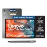 Lenovo Idea Tab Pro Gen 2 with Pen Plus {Smartchoice} 13" Display, 3.5K Resolution, 144Hz Refresh | 8GB, 256GB | Snapdragon 8s Gen 4 | 10200mAh, 4 JBL Speakers, USB 3.0 with DP-Out, Wi-Fi 7, Luna Grey