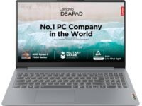 Lenovo IdeaPad Slim 3 Ryzen 3 7320U 15.6" (39.6cm) FHD Thin and Light Laptop (8GB RAM/512GB SSD/Integrated AMD Radeon 610M Graphics/Windows 11/Office Home 2024/Grey/1.6Kg), 82XQ00MDIN