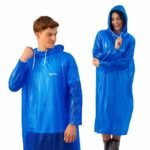 Lifelong Waterproof Unisex Rain Coat Hooded Full Sleeves Outdoor Men, Women, Boys & Girls Rainwear Poncho Raincoat for Camping, Hiking & Travelling (1Pc)