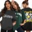 London Hills Women's Cotton Oversized Fit Printed Round Neck Oversized T-Shirt | Loose Fit Drop Shoulder T-Shirt Pack of 3