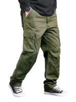 Lymio Cargo for Men | Cotton Cargo Pant | Drawstring Waist Pant (Also Available in Plus Sizes) (46-49)