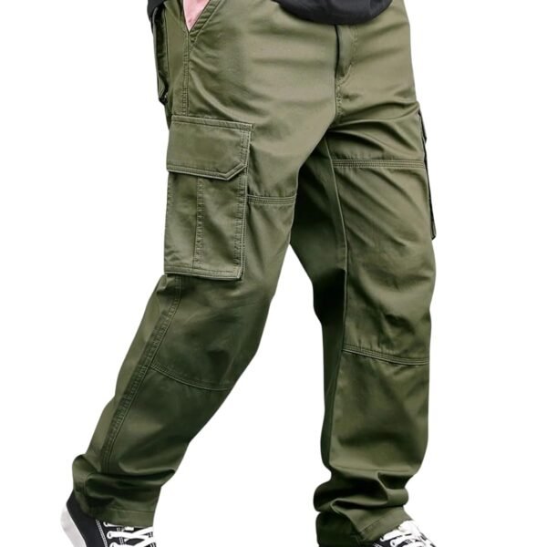 Lymio Cargo for Men | Cotton Cargo Pant | Drawstring Waist Pant (Also Available in Plus Sizes) (46-49)