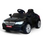 MEKASHI Electric Ride-On Car for Kids 1-4 Years, 12V Battery, Remote Control, 3 Speed, LED Lights, Bluetooth, Black