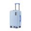 MOKOBARA The Aisle Trunk 8 Super Silent Ninja Wheels Luggage | 56 Cms Polycarbonate Shell,YKK Zippers,TSA-Approved Lock & Silent Ninja Wheels Travel Suitcase (Cabin,Shy Blue)