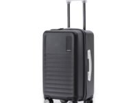 MOKOBARA The Aisle Trunk Luggage | 55 Cms Polycarbonate Shell, YKK Zippers, TSA-Approved Lock & Silent Ninja Wheels Travel Suitcase (Cabin, Money Moves)