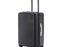 MOKOBARA The Aisle Trunk Luggage | 65 Cms Polycarbonate Shell, YKK Zippers, TSA-Approved Lock & Silent Ninja Wheels Travel Suitcase (Check-in Medium, Crypto)