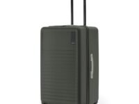 MOKOBARA The Aisle Trunk Luggage | 77 Cms Polycarbonate Shell, YKK Zippers, TSA-Approved Lock & Silent Ninja Wheels Travel Suitcase (Check-in Large, Homegrown)