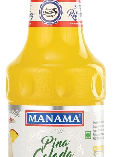 Manama Pinacolada Fruit Twist Flavoured Syrup (750ML) Pineapple and Coconut