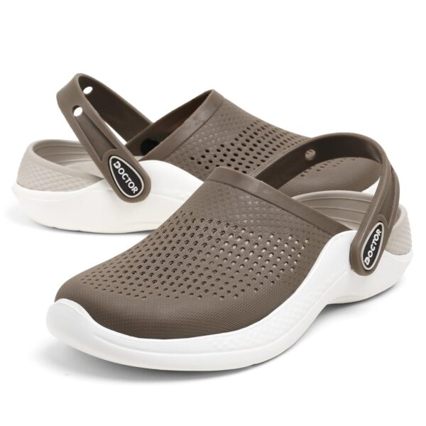 Men EVA Clogs with Adjustable Back Strap | Lightweight Cushioned Footbed | Anti-Slip Sole | Everyday Wear Indoor & Outdoor Sandals for Men